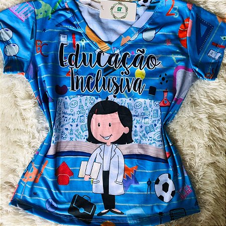 Blusinha Educação Inclusiva