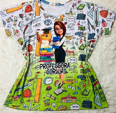 Blusinha Professora Coruja