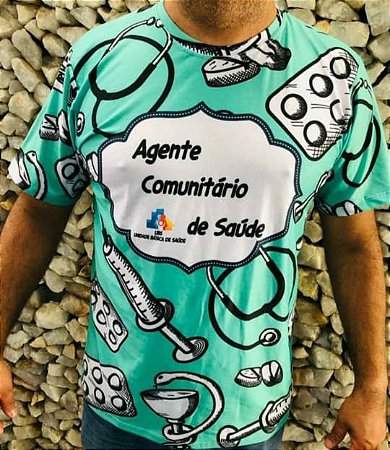Blusinha agente comunitário de saúde