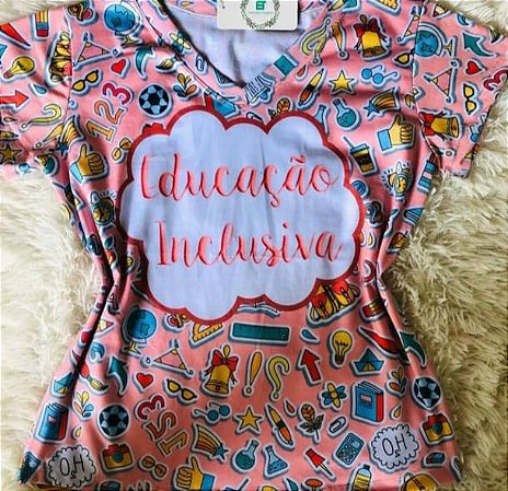 Blusinha Educação Inclusiva