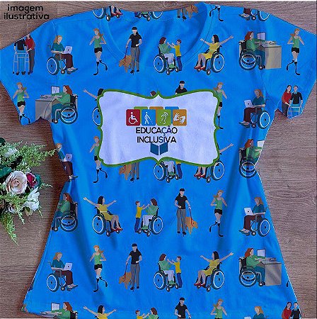 Blusinha Educação Inclusiva