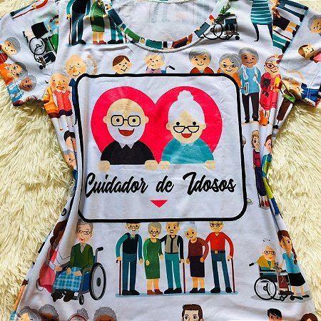 Blusinha Cuidadora de idosos