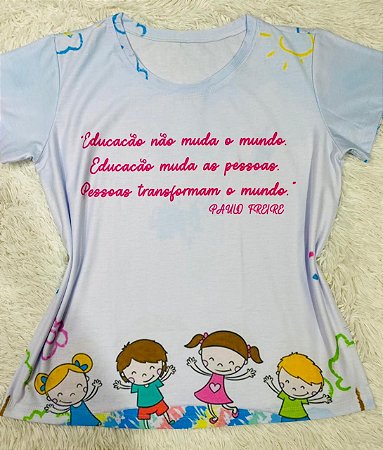 Blusinha Pessoas transformam o mundo