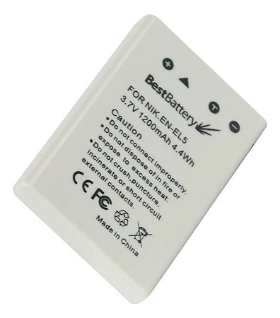 Bateria En-el5 recarregável Para Câmera Nikon digital 1200mah
