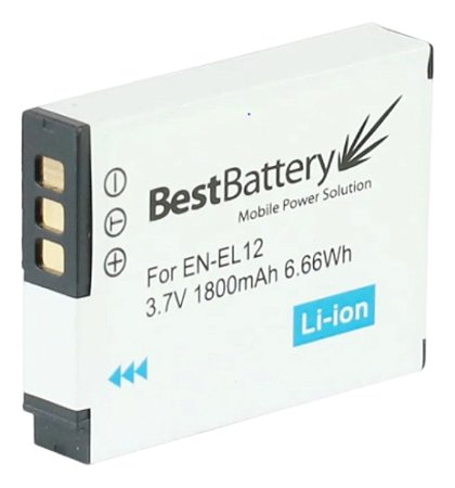 Bateria En-el12 1800 mAh  Para Nikon Coolpix S70, S610, S620, S630, S640, S710, S1000