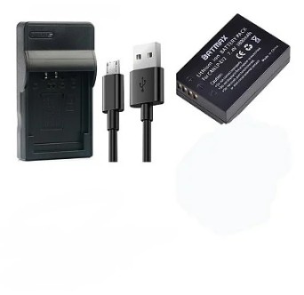 Kit Carregador + Bateria Lp-e12 Para Canon Eos M10, M50 M200