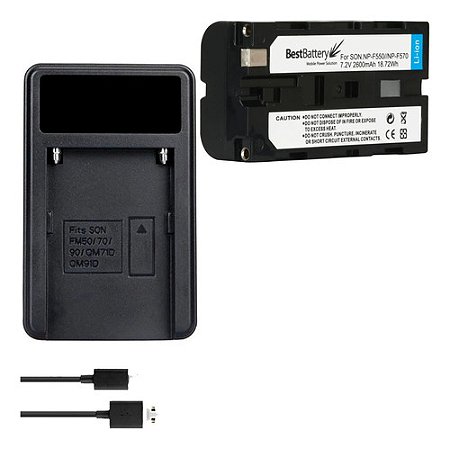 Kit 1x1 Np-f550/np-f570 Para Sony Ccd-sc5 sc55 sc65 Handycam