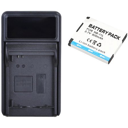 Kit Carregador + Bateria NB-11L Para Canon IXUS 240HS, 125HS