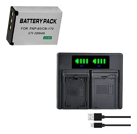 Kit 1 Bateria NP-85 Para FujiFilm FinePix SL310 SL1000 SL305