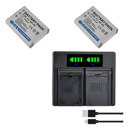 Kit 2 Baterias NP-95 P/ FujiFilm FinePix X100S X100 X-Pro1 2