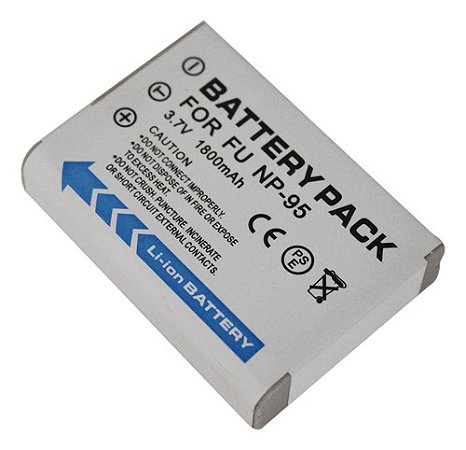 Bateria NP-95 1800mAh 3.7V Para FujiFilm FinePix X100S X100T