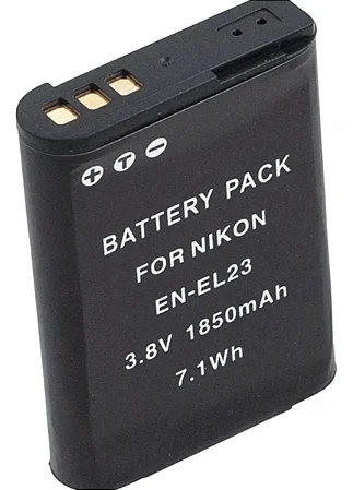 Bateria EN-EL23 3.8V 1850mAh p/ Nikon Coolpix P600-P900 | Ponto Tech