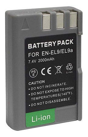 Bateria En-el9 2000mAh 7.4V Para Nikon D5000, D3000 D40x D60