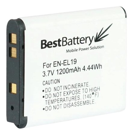 Bateria En-el19 750mAh 3.7V P/ Nikon Coolpix S6900 W100 W150