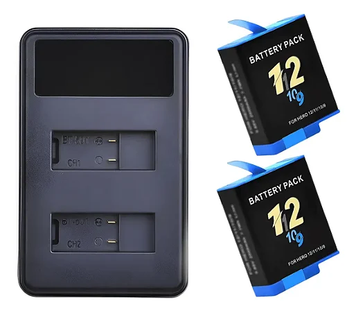 Kit 2 Baterias Ahdbt-901 Para GoPro Hero 9 10 11 12 Black