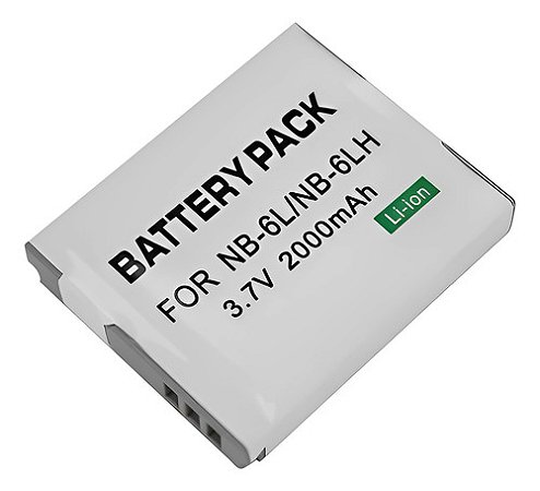 Bateria NB-6L 2000mAh 3.7V P/ Canon SX270HS SX260HS SX170 IS