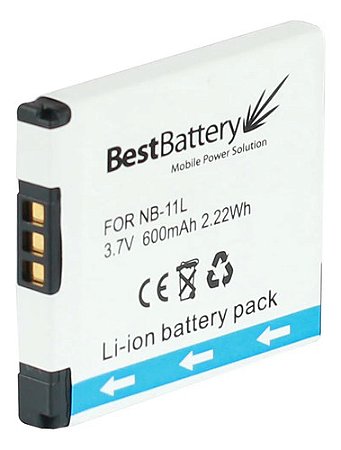 Bateria NB-11L 600mAh 3.7V  Para Canon PowerShot ELPH 115 IS