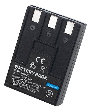 Bateria NB-3L 1200mAh 3.7V Para Canon PowerShot SD750, SD630
