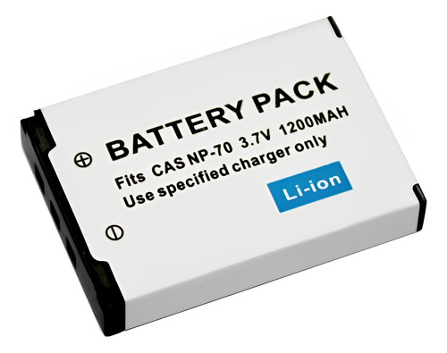 Bateria NP-70 1200mAh 3.7V P/ Casio Exilim EX-Z6 EX-Z7 EX-Z8
