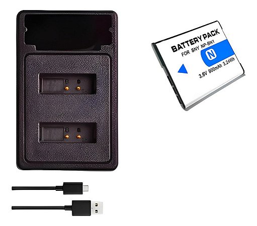 Kit 1 Bateria NP-BN1 Para Sony CyberShot DSC-TX30 TX55 TX66