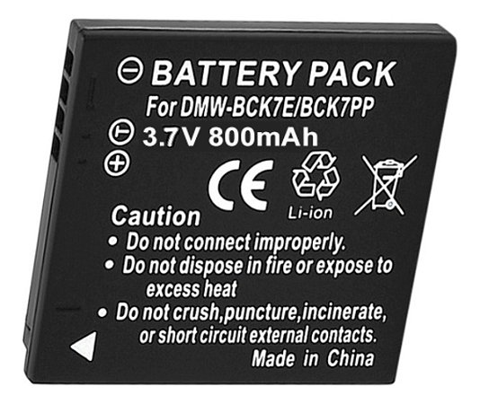 Bateria Dmw-bck7e Para Panasonic Dmc-fs22 Dmc-fp77 Dmc-fx80gk Dmc-fh7