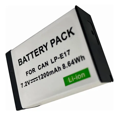 Bateria LP-E17 7.2V 1200mAh p/ Canon T6i-T8i M3-M6 II | Ponto Tech