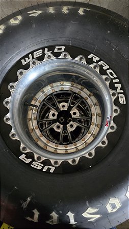 Rodas Weld e Pneu HOOSIER 33.0/16.0