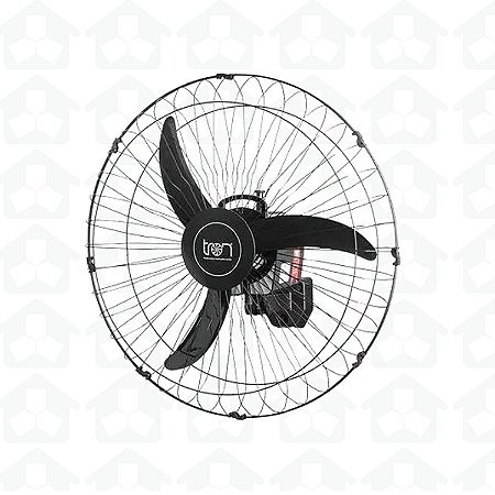 VENTILADOR OSCILANTE DE PAREDE 60CM TR PRETO GA BIVOLT