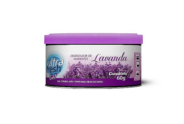 Odorizador Ultra Fresh Gel 60g - Lavanda