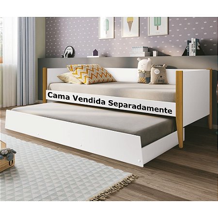 Cama Auxiliar Algodão Doce Reller Branco