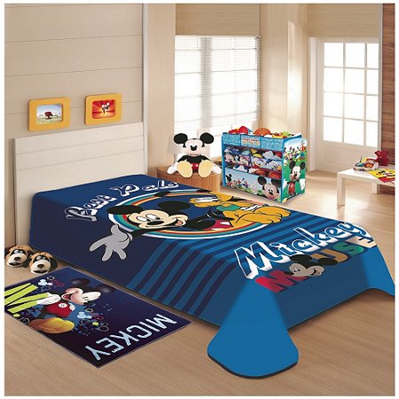 Cobertor Raschel Plus Disney Mickey Best Pals Jolitex