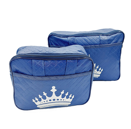 Kit Bolsa Basic 2 Peças Marinho At Baby 175