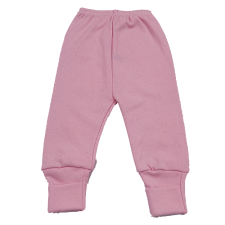 Mijão Liso Rosa Bebê com Pézinho AT Baby