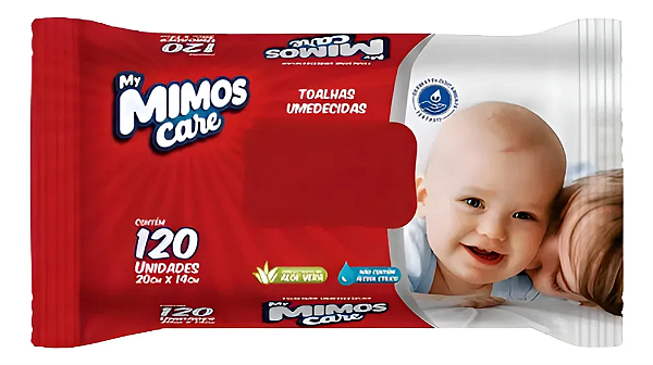 Lenço Toalhinha Umedecida My Mimos Care C/120 Lenços