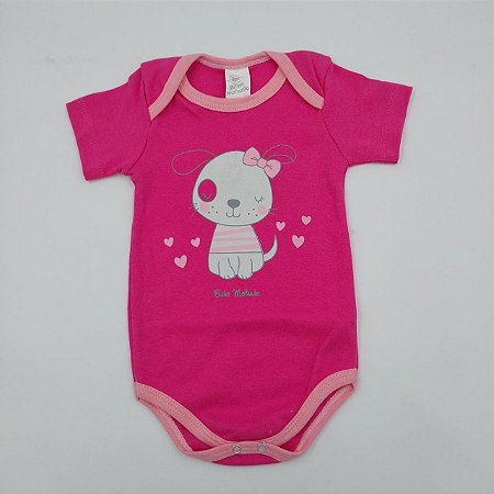 Body manga curta estampado bicho molhado