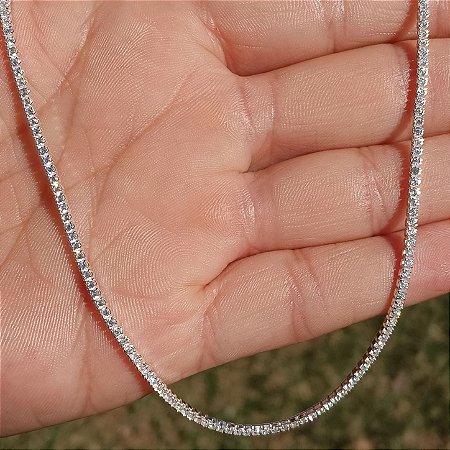 PRATA 925 - Riviera Cristal 4mm