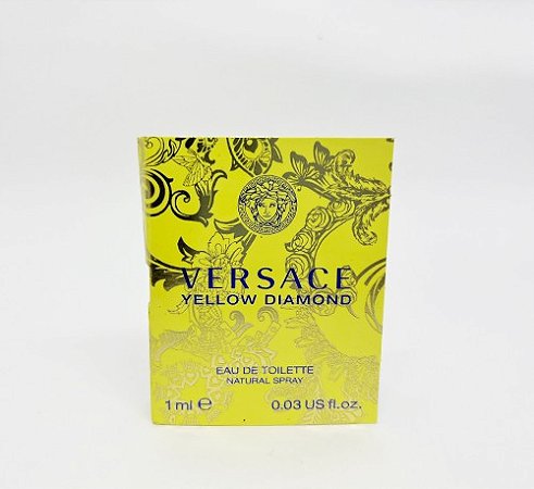 AMOSTRA VERSACE YELLOW DIAMOND EDT FEMININO 1 ML
