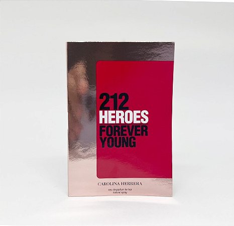 AMOSTRA CAROLINA HERRERA 212 HEROES FOREVER YOUNG EDP FEMININO 1,2 ML