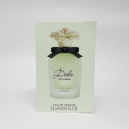 AMOSTRA DOLCE & GABBANA DOLCE FLORAL DROPS EDT FEMININO 1,2 ML