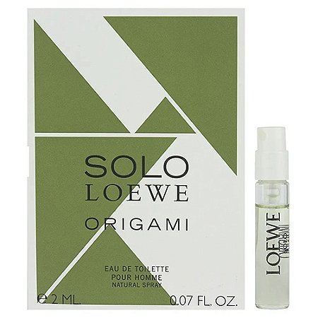 AMOSTRA LOEWE SOLO ORIGAMI EDT MASCULINO 2 ML