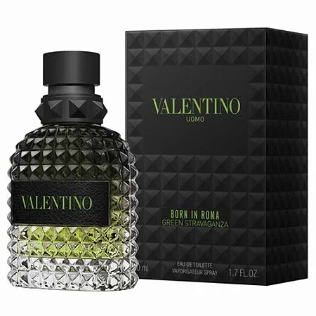 PERFUME VALENTINO BORN IN ROMA UOMO GREEN STRAVAGANZZA MASCULINO EAU DE TOILETTE