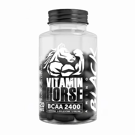 AMINO BLACK BCAA 2400 120TABS - VITAMIN HORSE