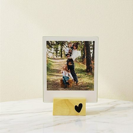 Porta Retrato 8,5x10,5cm Compatível para fotos Polaroid