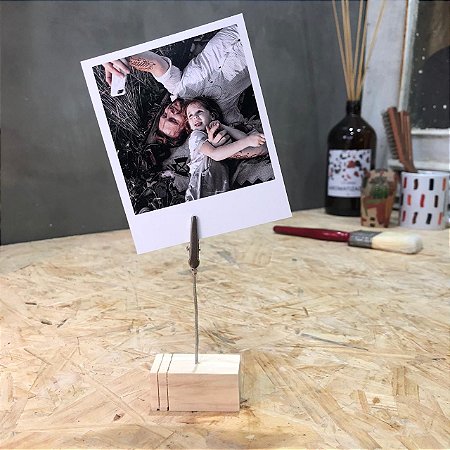 Bloco com Clip Para Foto