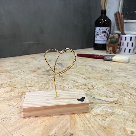 Porta Foto de Mesa Coração