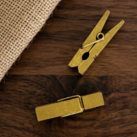 10 Mini Prendedores Gold