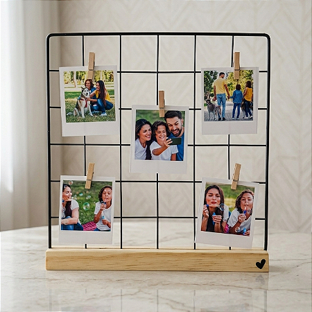 Memory Board Com 5 Fotos