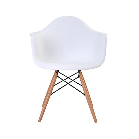 Cadeira Eames com Braço Branca