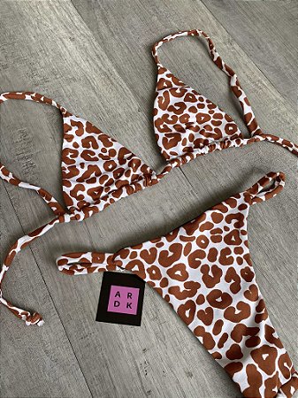 1 biquiní tally onça bege ( LIMITADO )