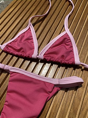 LIVE biquiní MAQUINHA ROSA COM ROSA CLARO